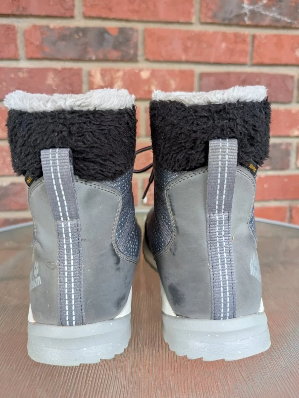 Kids Boys Girls Jack Wolfskin Snow Boots Grey Size 5